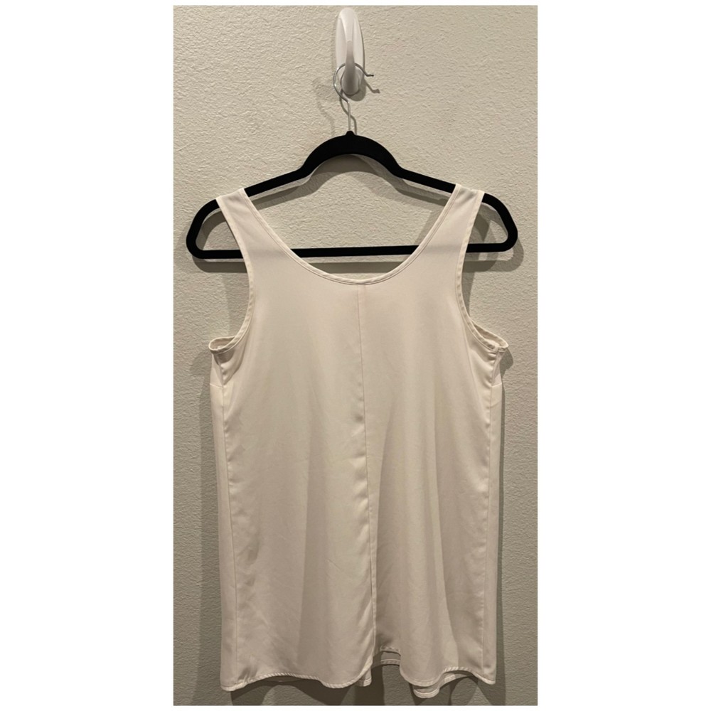 SPANX Antique White Round Neck Sleeveless Top - Picture 3 of 5